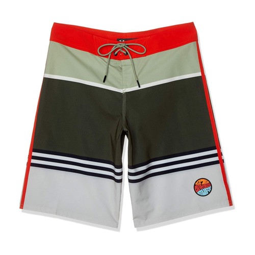 

[FOA400108-94F] Мужские полосатые шорты Oakley 1975 Boardshort 21, Черный