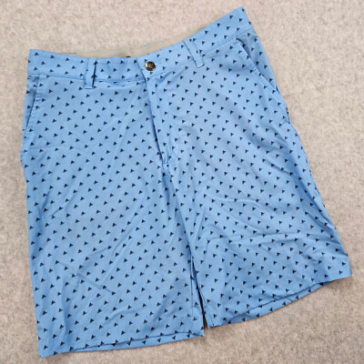 Adidas 30 Performance Stretch 8.5'' Chino Golf Shorts Light Blue
