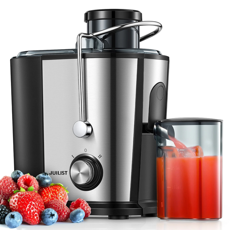 Juilist 2-Speed Electric Juicer Machines 400W 11 Fl Ozb Silver