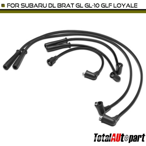 5Pcs Spark Plug Wire Set for Subaru DL 1980-1989 Brat GL GL-10 GLF