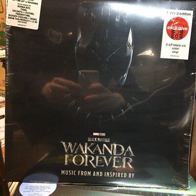 Black Panther Wakanda Forever (Record, 2023) Sealed, Shelf wear *