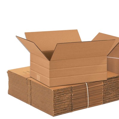 Moving Boxes Large 16''L x 12''W x 6''H, 25-Pack | Corrugated Cardboard Box for ...
