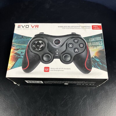 Evo Virtual Reality Wireless BlueTooth Gamepad/Smartphones and VR Headsets teste