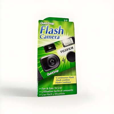 Fujifilm Quicksnap Flash 400 asa 35mm Single Use Camera 08/24
