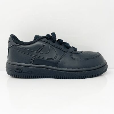 

Nike Boys Air Force 1 314193-009 Черная повседневная обувь Кроссовки Размер 10C, Черный, Air Force 1
