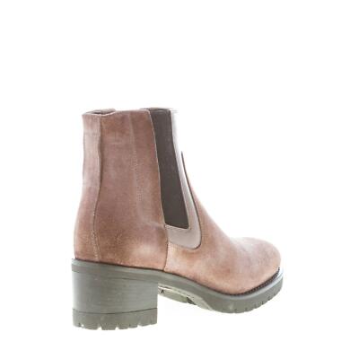 SANTONI SANTONI DAMEN SCHUHE GRAU SUEDE STIEFELETTE LEDER DETAIL ABSATZ 5,5 CM