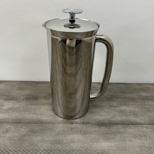Double Walled Coffee Maker 32-oz Silver