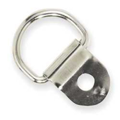Tandy Leather Clip with 3/4'' (1.9 cm) D-Ring 10/pk 1120-01
