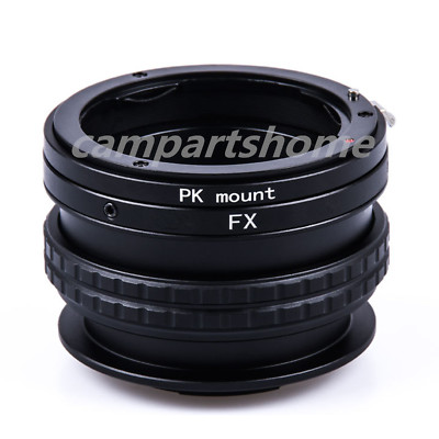 Macro focusing helicoid Pentax PK Lens to Fujifilm Fuji FX x-mount Tube adapter