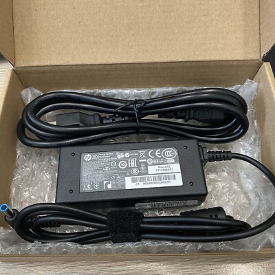 OEM Genuine 45W HP Blue tip AC Adapter Charger 740015-002 741727-001 19.5V 2.31A