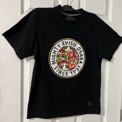 VANS × JAPAN CULTURE★DARUMA TEE Tシャツ EVISU HERITAGE T-Shirt Osaka Daruma Prints S Black Short