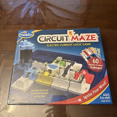 ThinkFun Circuit Maze Electric Current Logic Game ''Ignite Your MInd!'' NEW SEALED
