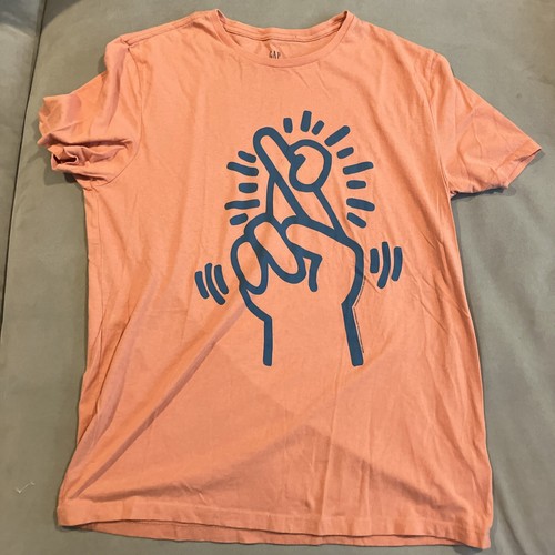 Vintage - GAP X Keith Haring - Fingers Crossed - Pop Art