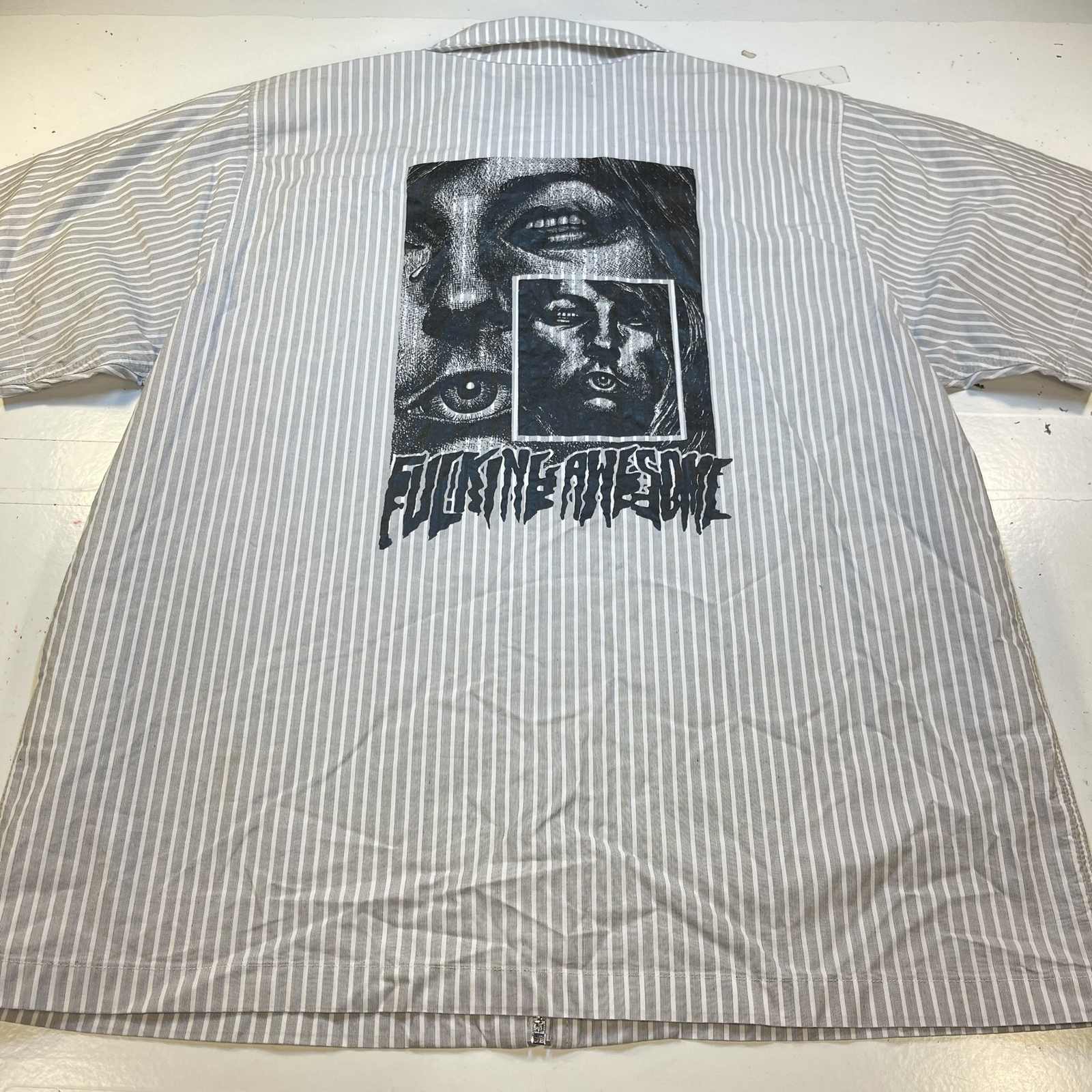 【FUCKING AWESOME】AOP INSIDE OUT TEE WHITE AOP Inside Out Tee – Fucking Awesome