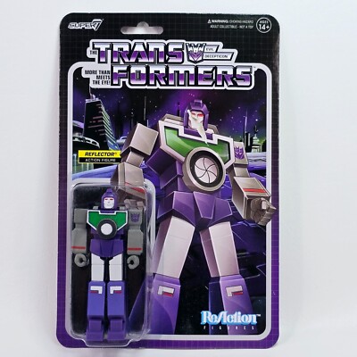 Super7 Transformers Reflector 3.75'' ReAction Figures Wave 5 Action Figure - NEW