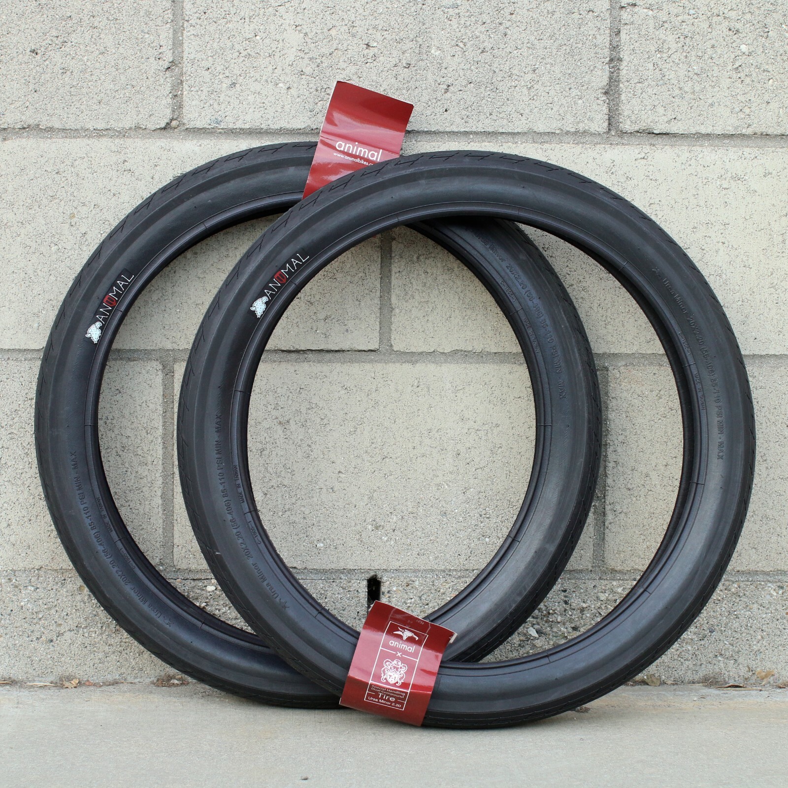 PAIR OF ANIMAL BMX T1 BICYCLE TIRES BLACK TERRIBLE ONE | eBay