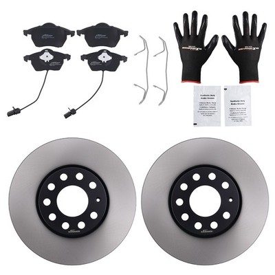 288mm Vented Front Brake Disc & Pad Kit for Audi A4 2.4 2.5TDI 1995-2008