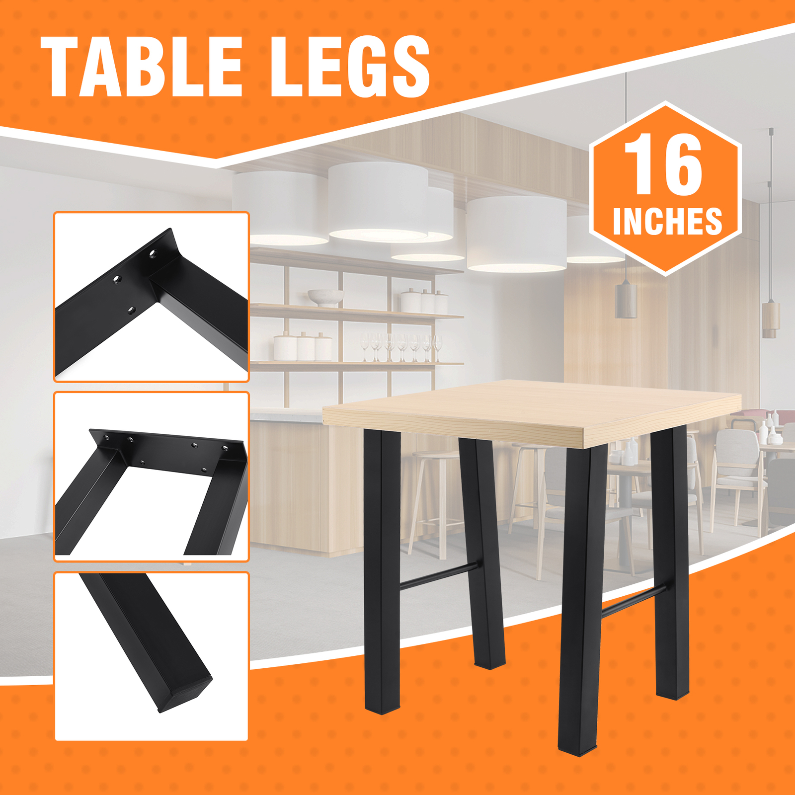 Bench Legs Diy Furniture Decor Set Of 2 New