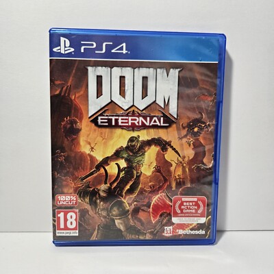 PAL Doom Eternal PS4 ID Bethesda FPS 