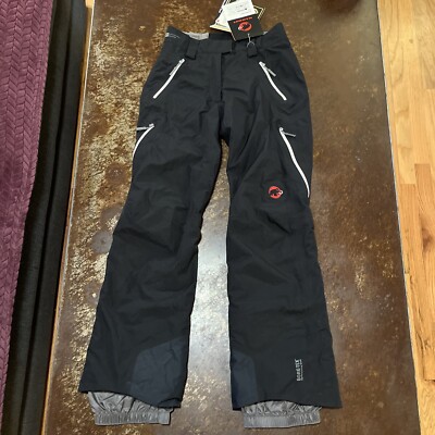 Mammut women s Climb High Gore-Tex Performance Pants Black Sz US6  NWT!  $259!