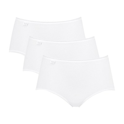 Sloggi Women's Midi, Value Pack - 24/7 Cotton, Plain, 38-52, M-6XL