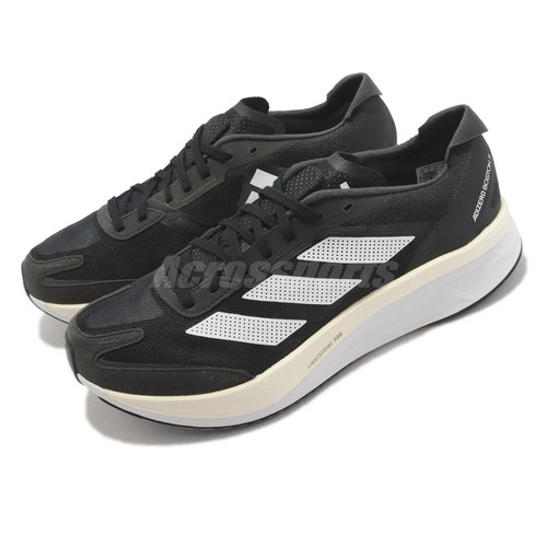 

adidas Adizero Boston 11 M Черно-белые мужские кроссовки для марафона GX6651, Черный, Adizero Boston 11 M