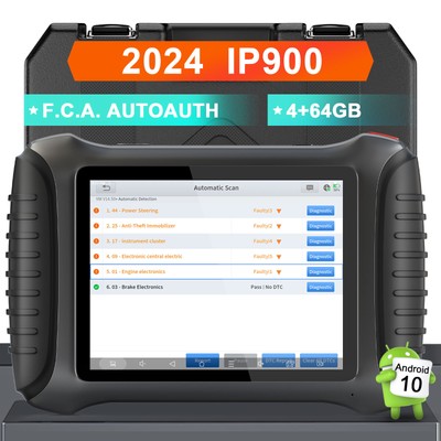 2024 XTOOL IP900 AutoAuth Scanner Auto Diagnostic Scan Bidirectional Coding Tool
