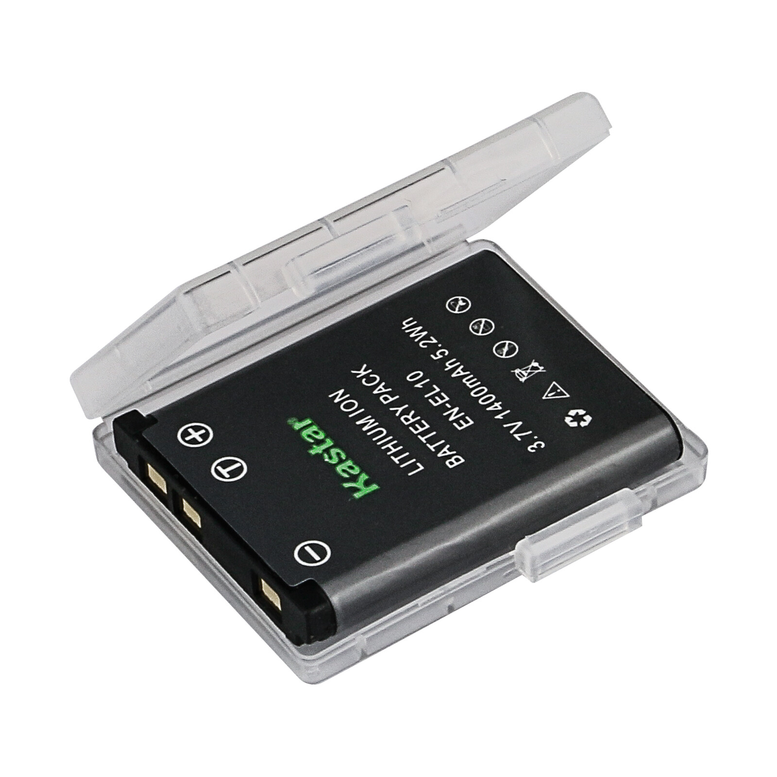 Kastar EN-EL10 Battery AC Wall Charger for Nikon Coolpix S520 S520B S570 S600