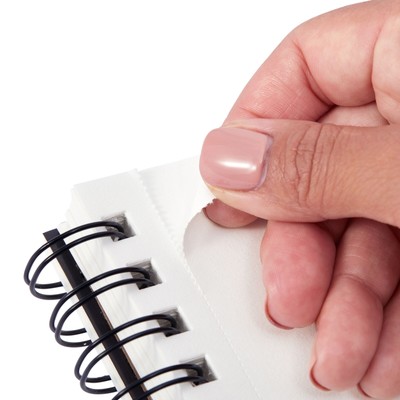 3-Pack Art Sketchbook, Spiral Bound Notebook with Acid Free Paper, 5.5 x 8.5"