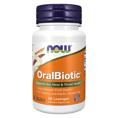 NOW FOODS OralBiotic 60 Lozenges