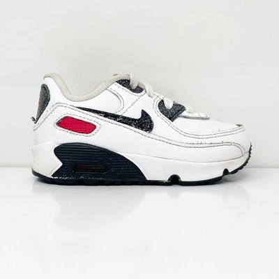 

Nike Boys Air Max 90 LTR DM0162-100 Белая повседневная обувь Кроссовки Размер 6C, Белый, Air Max 90 LTR