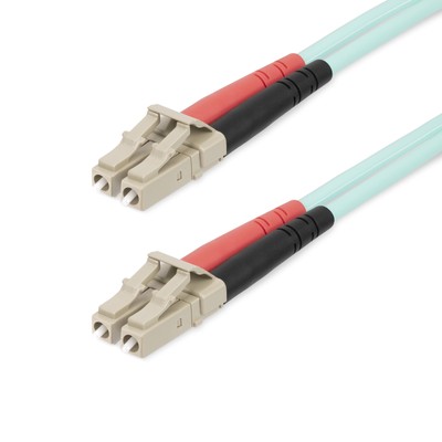StarTech.com 20m (65ft) LC/UPC OM4 Multimode Fiber Optic Cable, 50/125, 100G,