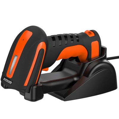 Symcode Bluetooth 2D QR Barcode Scanner with Charging Stand,Industrial Dustpr...