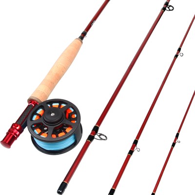 Aventik 3//5//7//9WT Fly Reel Combo Aluminum Fly Fishing Reel /& Fly Line /& Backing