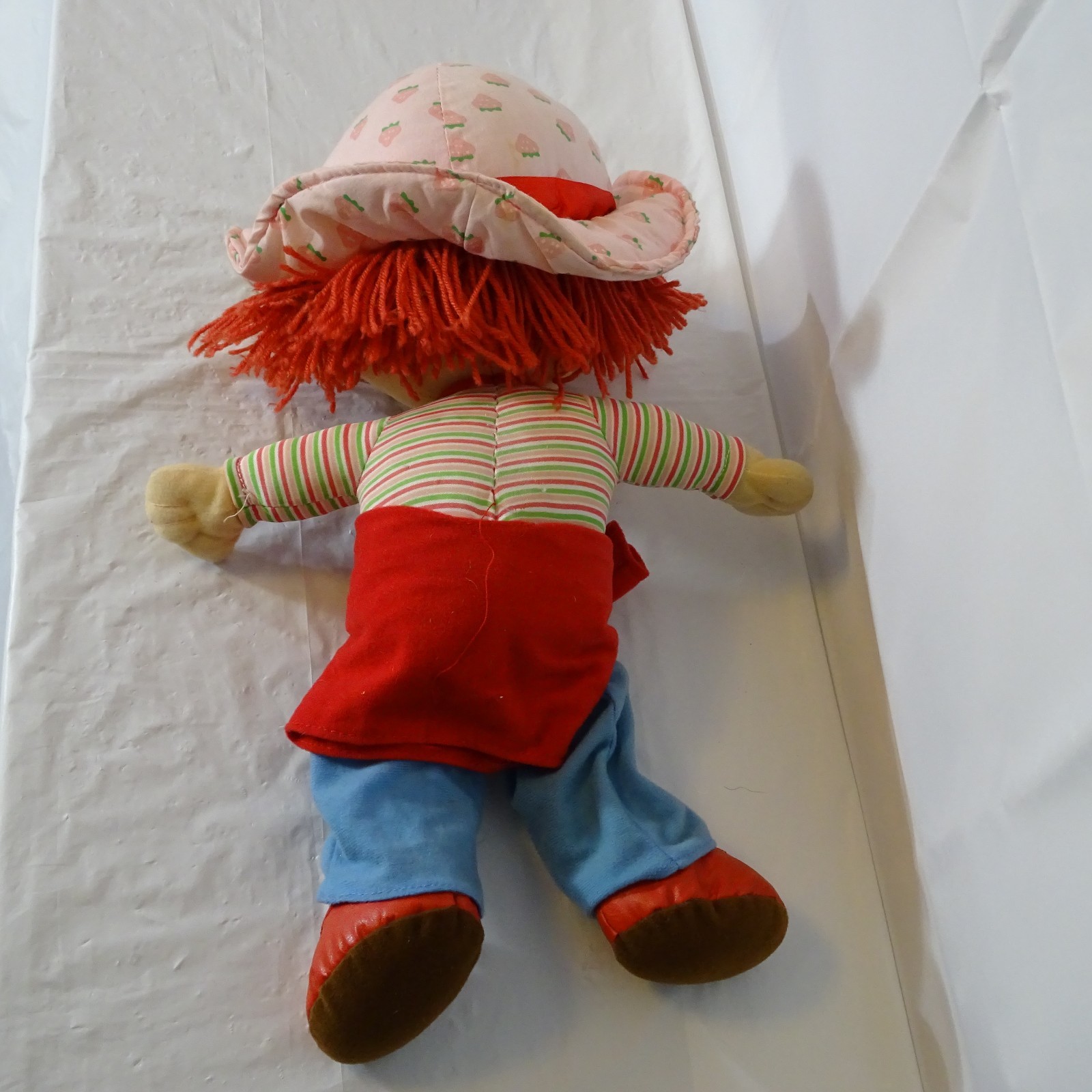 Strawberry Shortcake Stuffed Plush Doll 18 inch Plush Rag Doll Yarn Hair