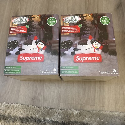 Supreme Inflatable Snowman FW22 Brand New Authentic In Hand