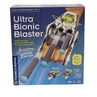 Ultra Bionic Blaster Foam Dart Pneumatic Mechanical Tech STEM Experiment Kit