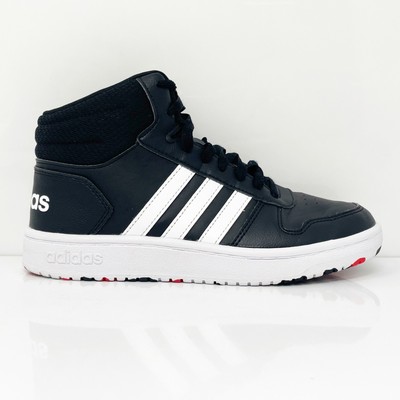 Adidas Mens Hoops 2.0 H01063 Черные баскетбольные кроссовки Размер 6