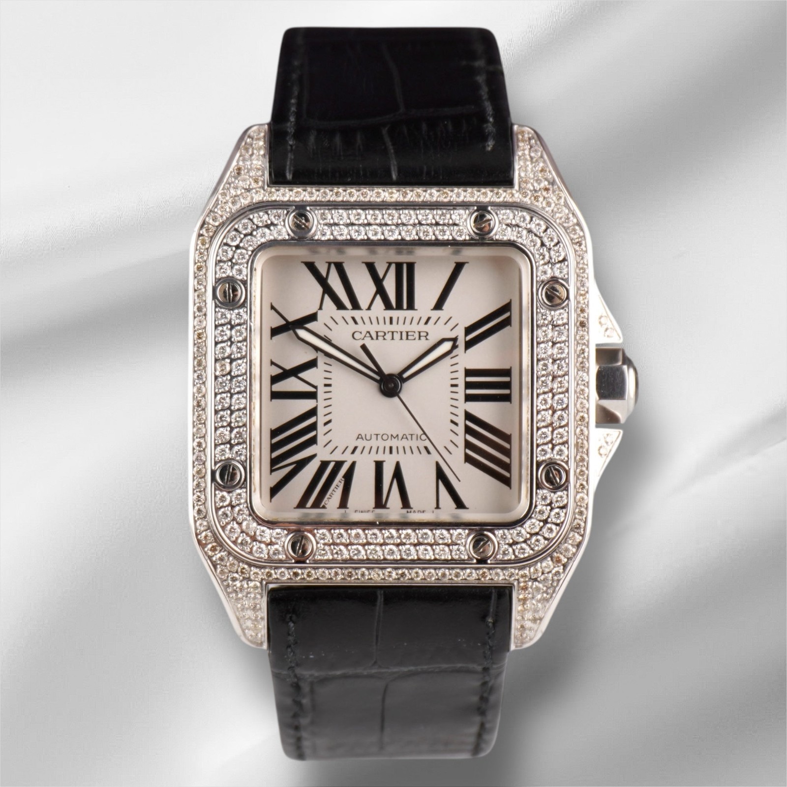 ⭐︎クーパー⭐︎カルティエ CARTIER サントス100 XL ダイヤ