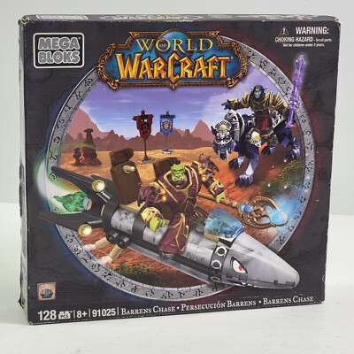World of WarCraft Barrens Chase Mega Bloks Building Set NEW- 91025 - 128 pc