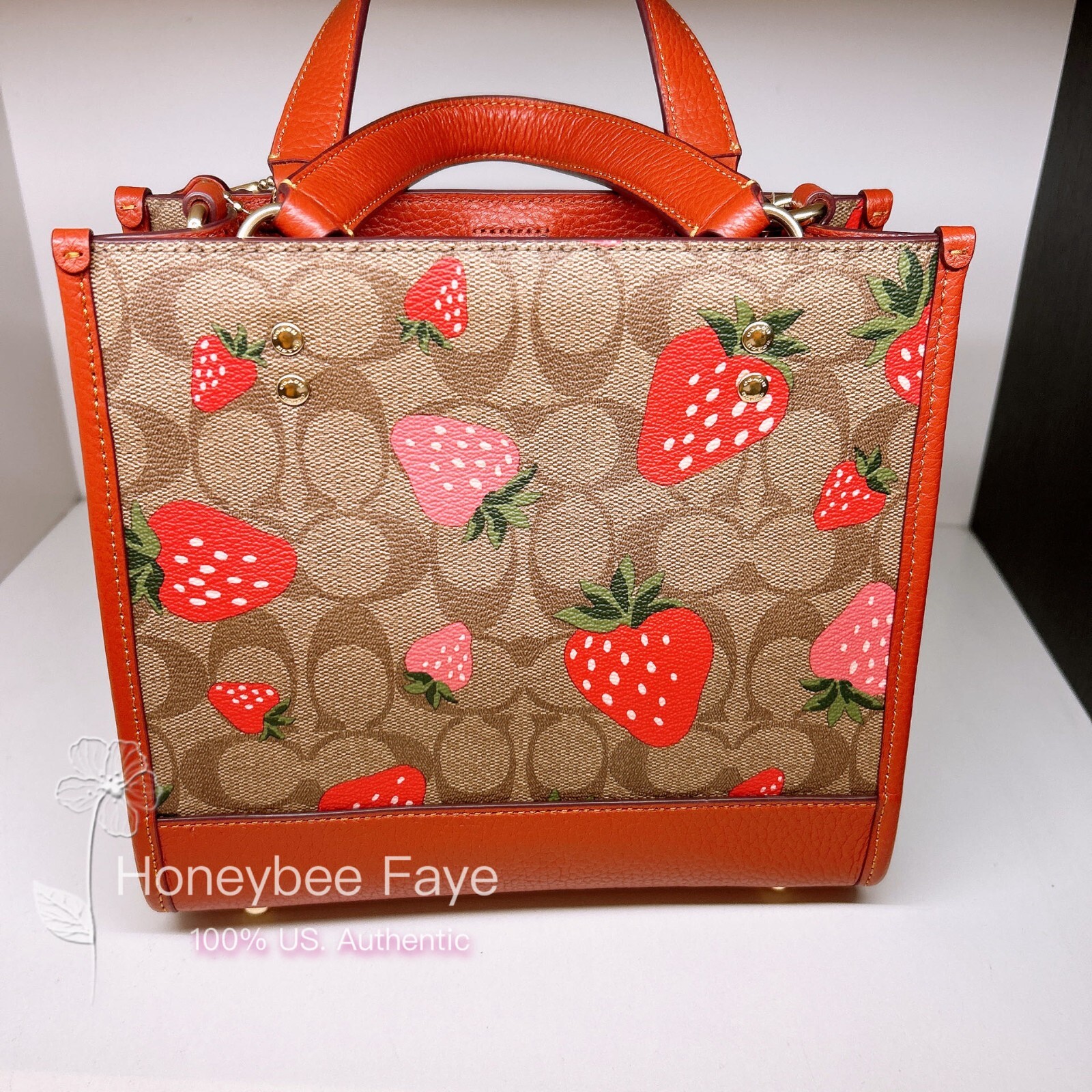 COACH ￼デンプシー♡いちご柄 CH324☆8月9日まで出品 COACH ￼いちご柄 デンプシー♡CH324 - メルカリ