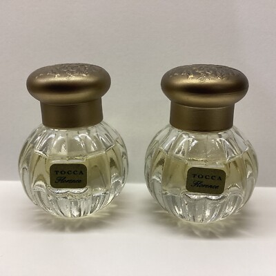 Tocca FLORENCE Eau de Parfum, 2 BOTTLES, 0.17 oz x2, PERFUME 5 ml EDP Splash NEW
