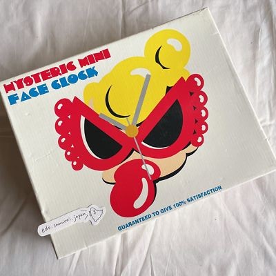 小物 vintage hysteric glamour face design Hysteric Glamor Mini Not For Sale Super Rare Wall Clock 2003