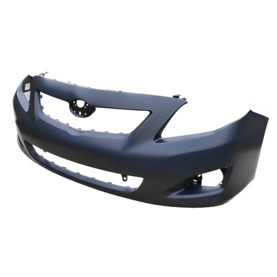 Primed Front Bumper cover Fascia for 2009-2010 Toyota Corolla Base CE LE XLE
