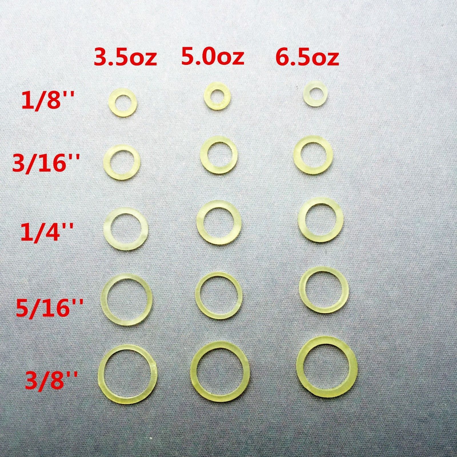 Dental Orthodontic Rubber Bands Ortho Elastics Latex Braces 15 Sizes for Choice