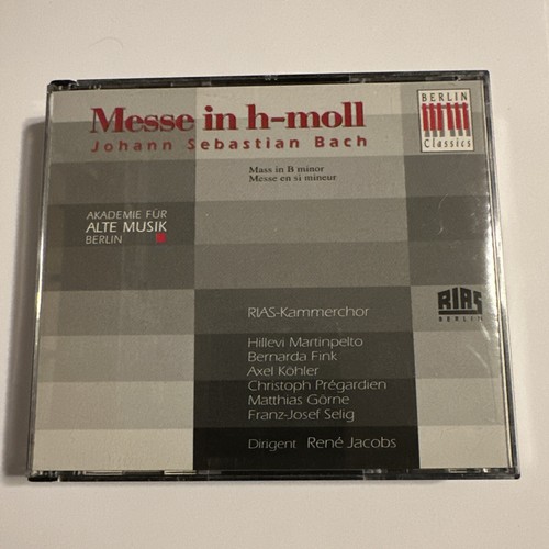 Bach Messe in h-moll, BWV 232 (Berlin Classics, 1993).. [2 CD] | eBay