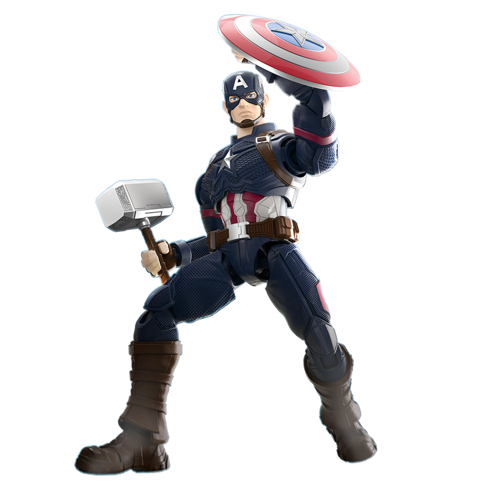 MARVEL Avengers Captain America Blokees Action Figure Model