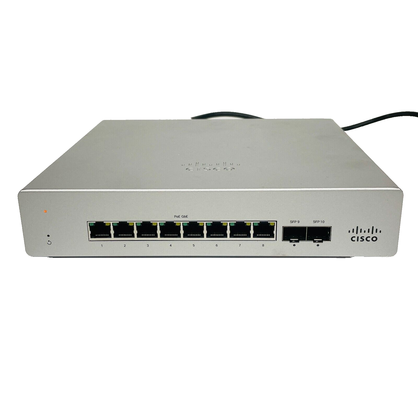 【新品未使用、電源有】Meraki MS120-8FP PoEスイッチ MS120-8FP CISCO MERAKI MS120 8-PORT POE 2-PORT SFP CLOUD