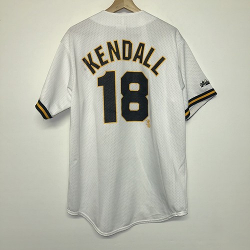 応援グッズ Pittsburgh Pirates Jersey  XL Jason Kend Vintage 90s Jason Kendall Majestic Sewn XL Authentic
