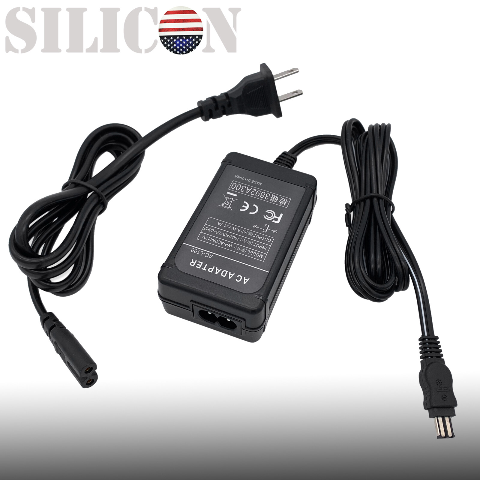 AC Power Adapter Charger Cord For Sony HandyCam DCR-TRV530 DCR-TRV525 DCR-TRV520